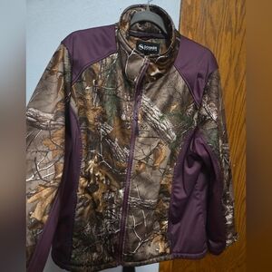 Donner Realtree Camo and Purple Women's XL Jacket